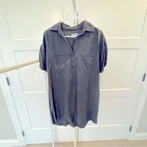 Universal Thread Lycel Collared Black Dress Size Medium